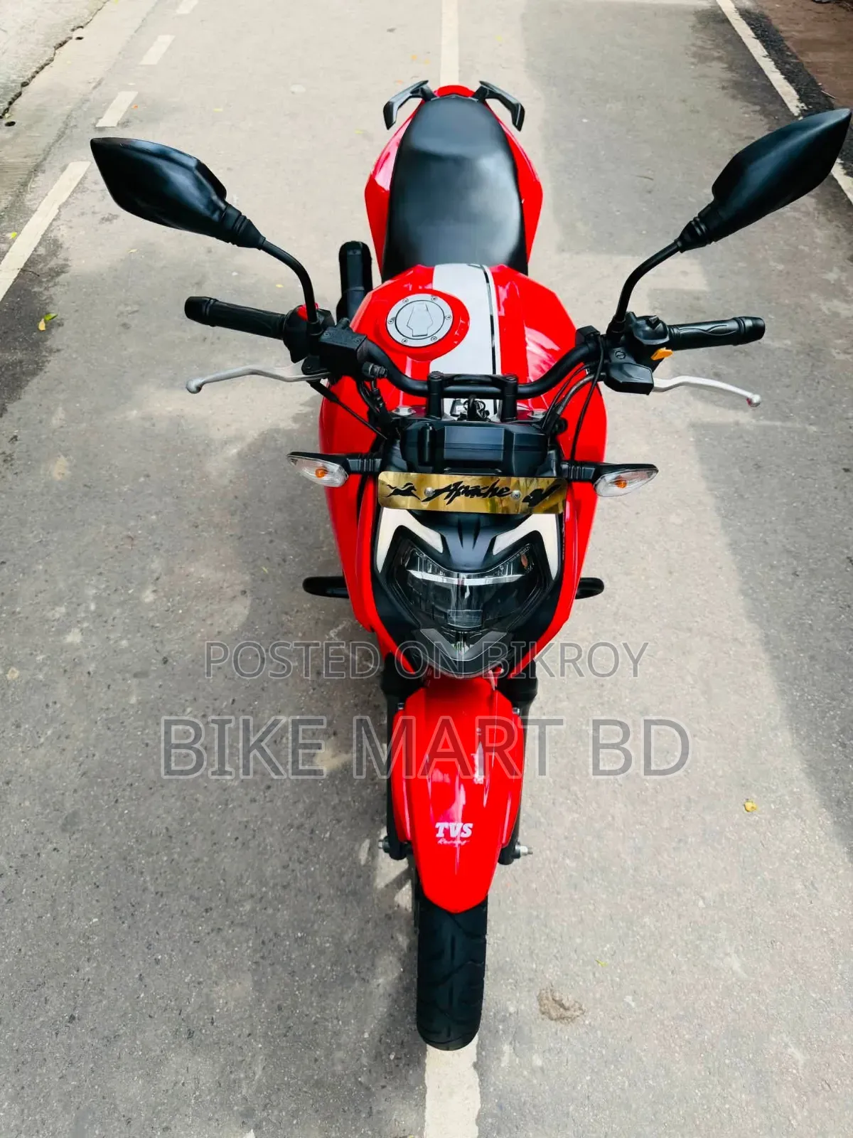 TVS Apache RTR 160 4V 2024 Red