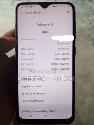 Samsung A10 32 GB Blue