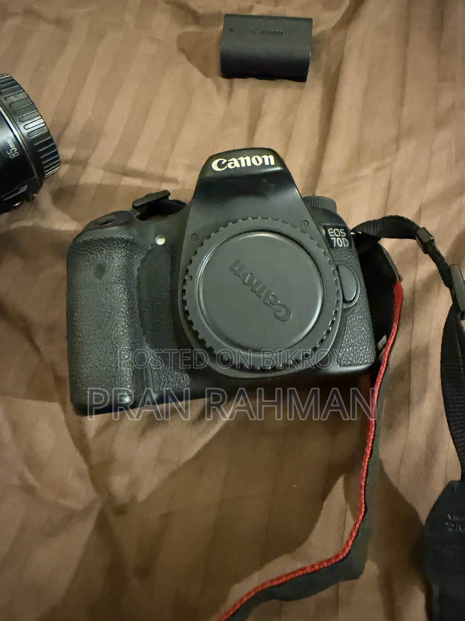 Canon 70d With 85mm Lens