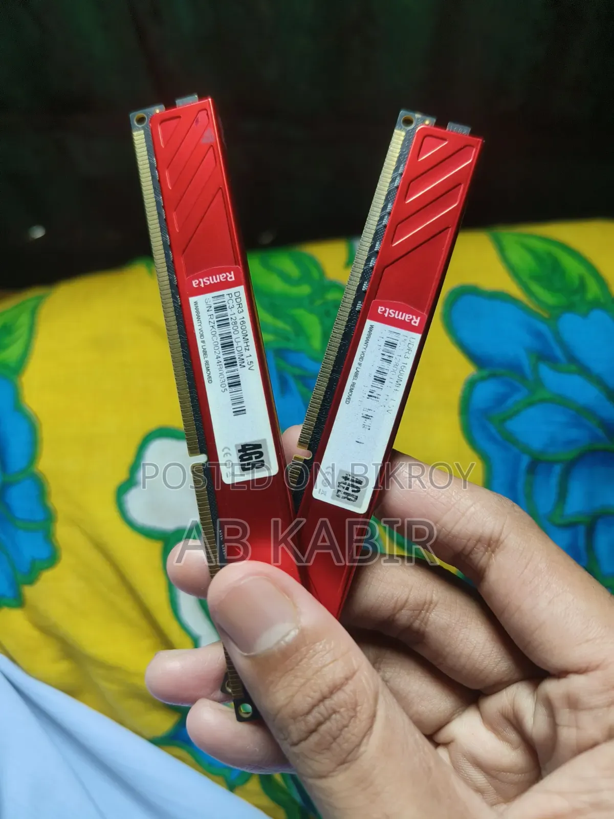 Ramsta 8GB Kit (2x4GB) DDR3 Desktop RAM