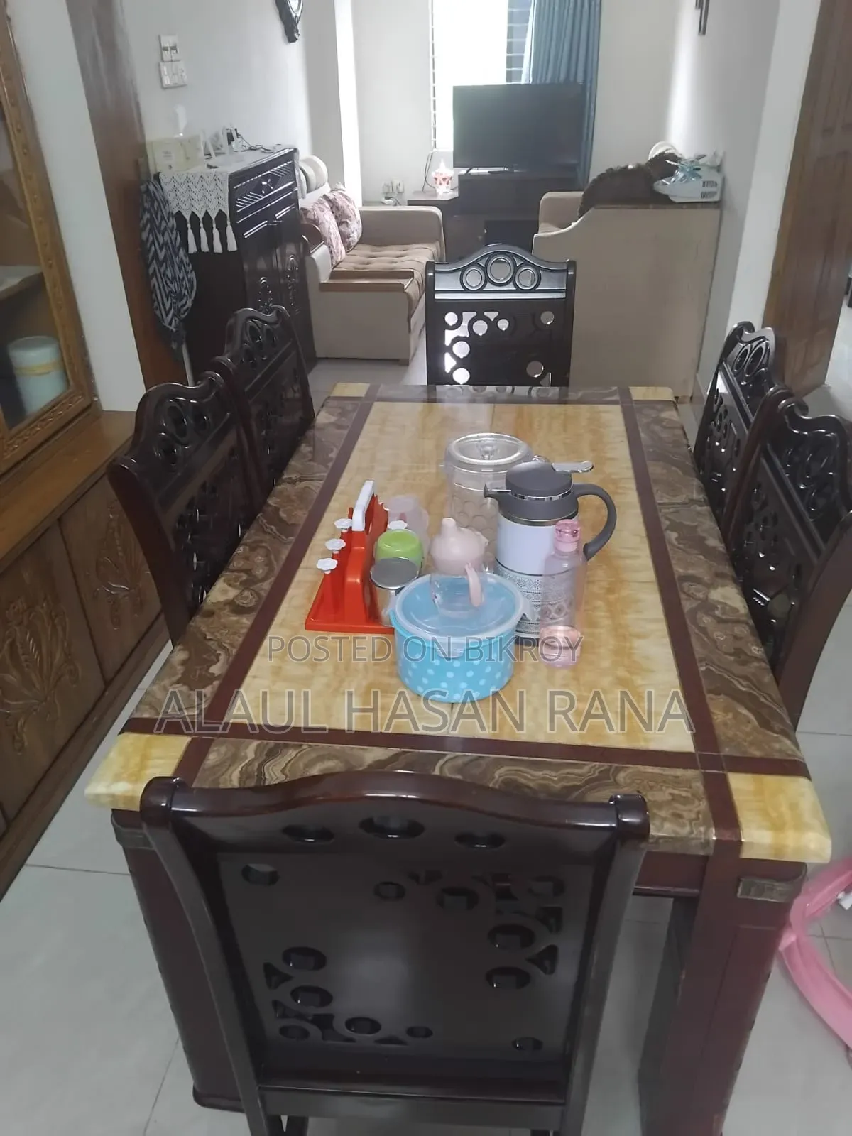 Marble Stone Dining Table for Sale