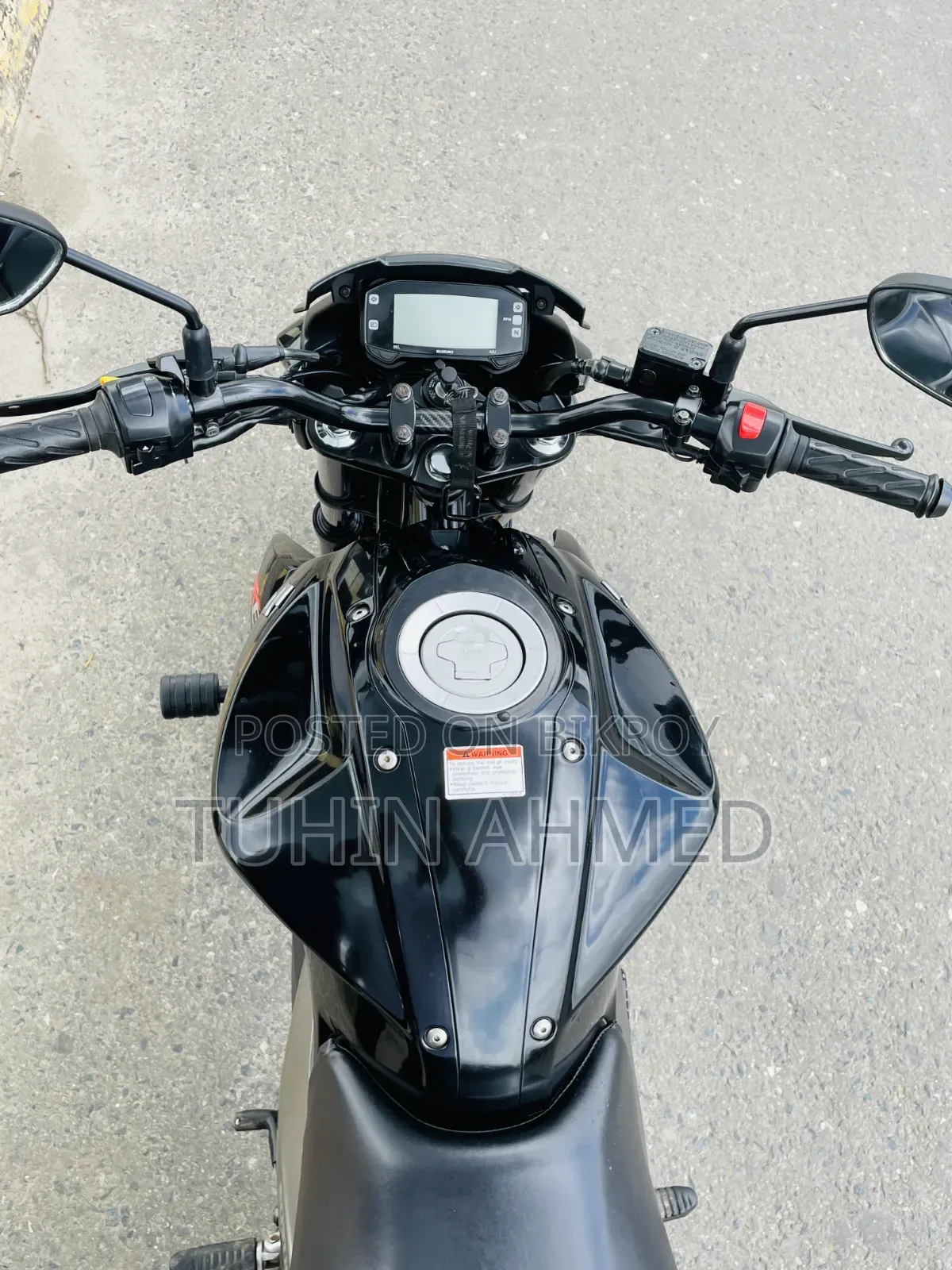 Suzuki Gixxer 2024 Black