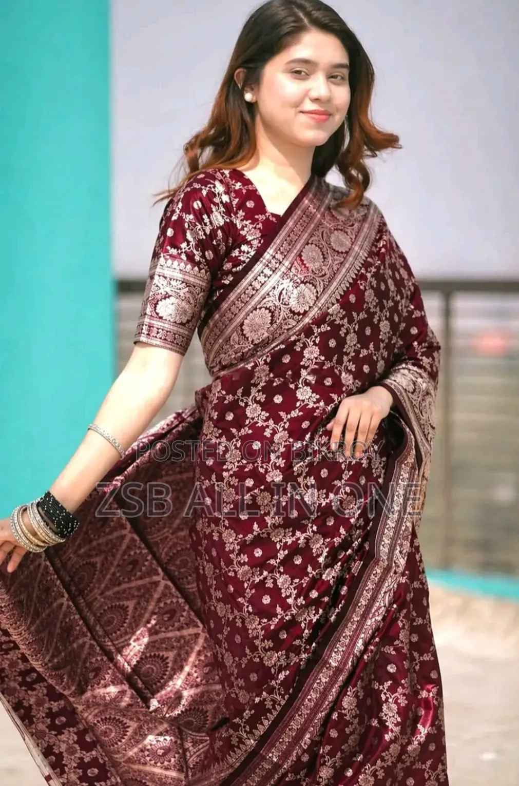 Royal Benaroshi Katan Saree