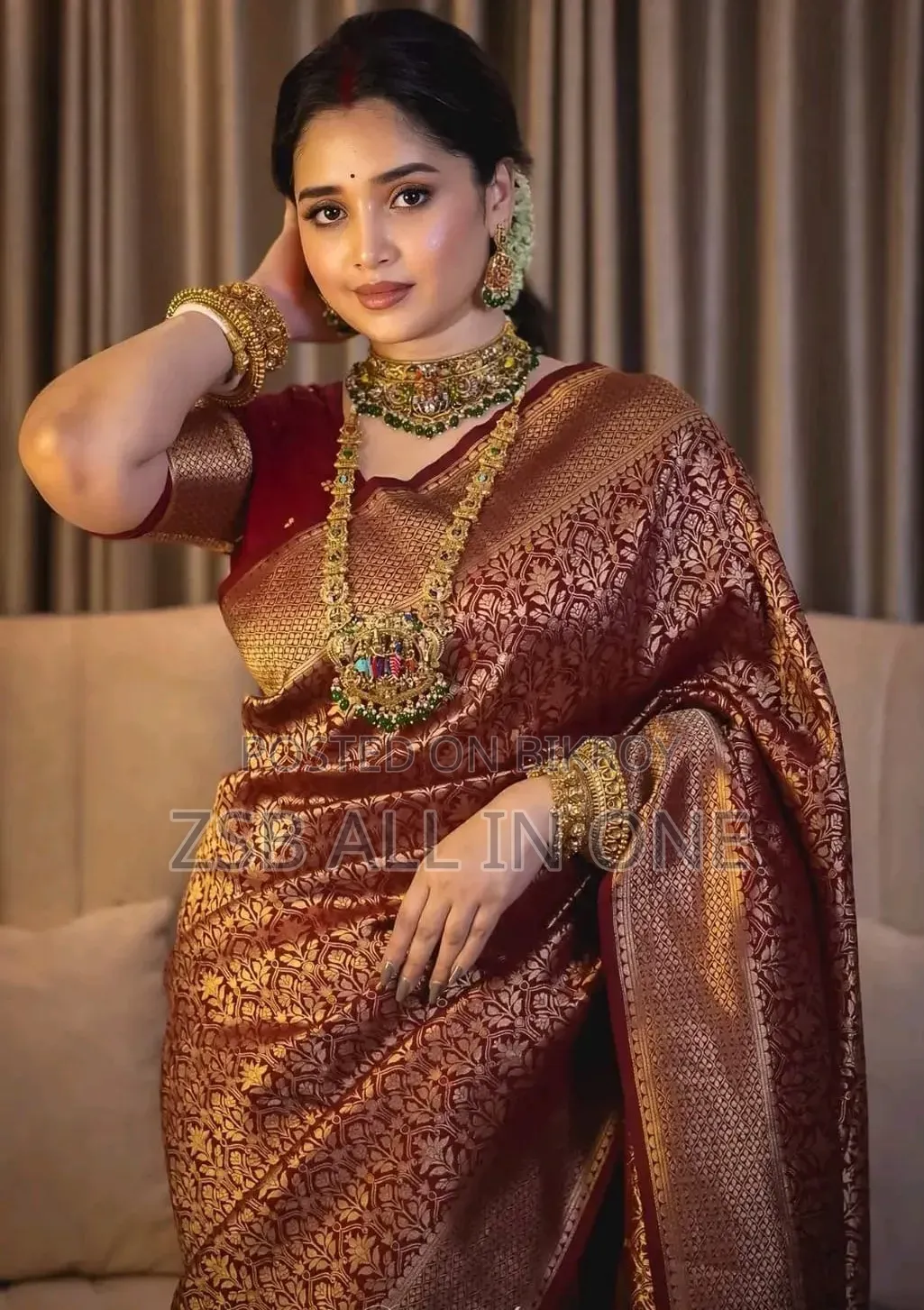 Royal Elegance Benaroshi Katan Saree
