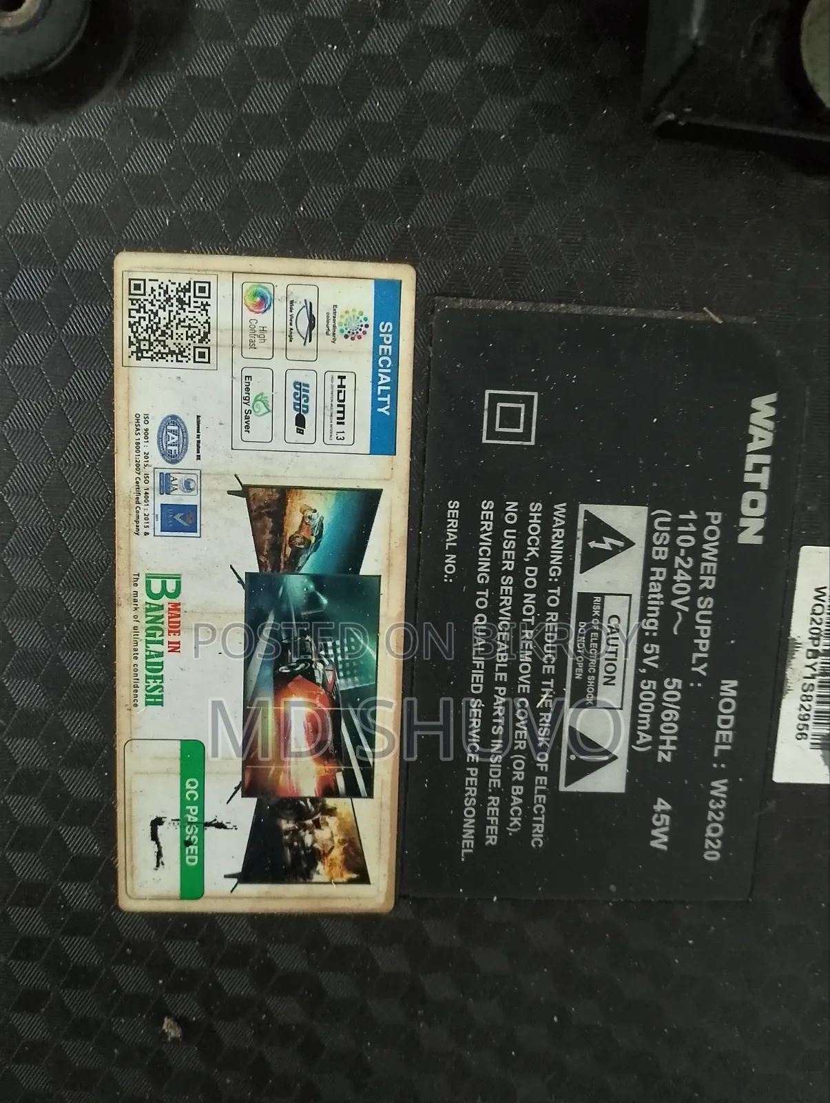Emergency Sale: Walton LED TV at an Attractive Price (Runs on Dish Line)