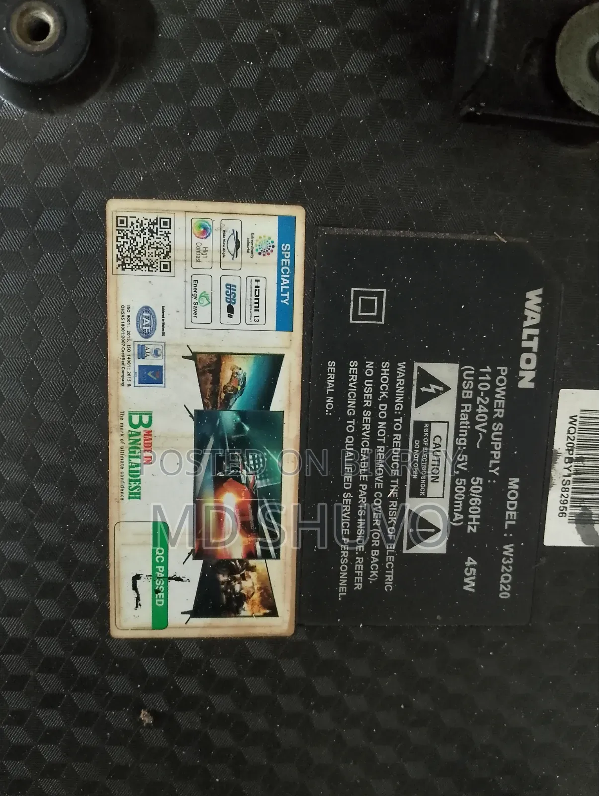 Emergency Sale: Walton LED TV at an Attractive Price (Runs on Dish Line)