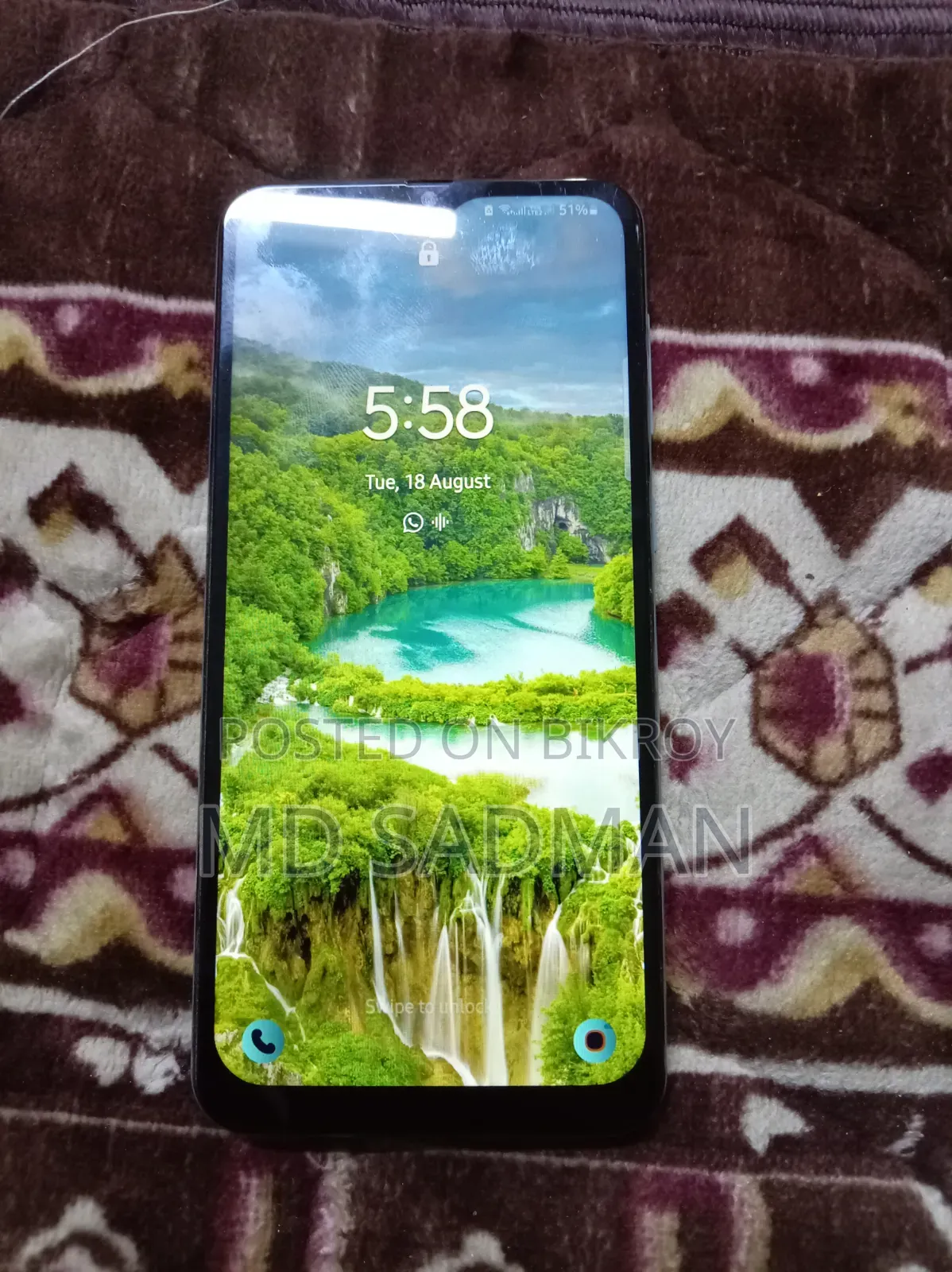 স্যামসাং গ্যালাক্সি এ৫০ ১২৮ জিবি হোয়াইট