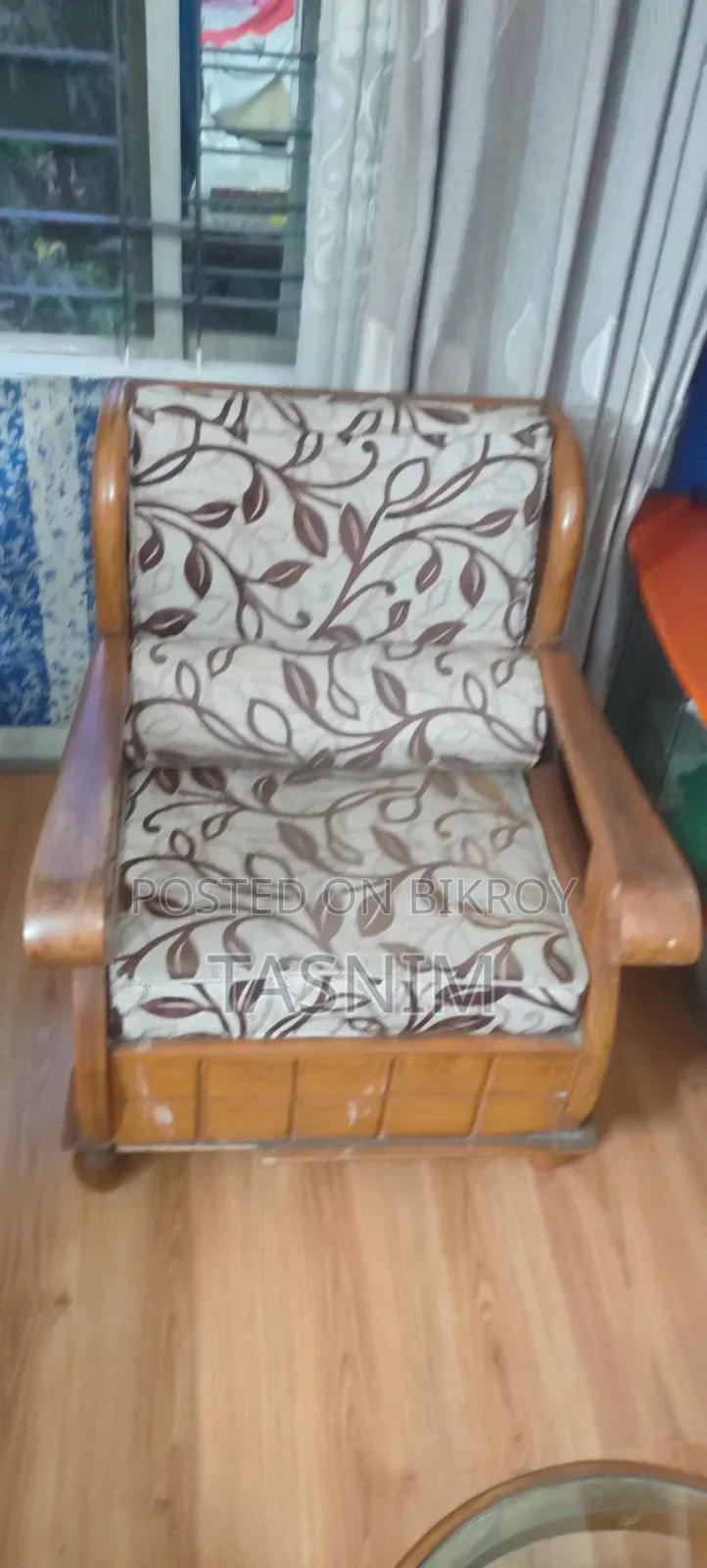 Segun Wood Sofa Set