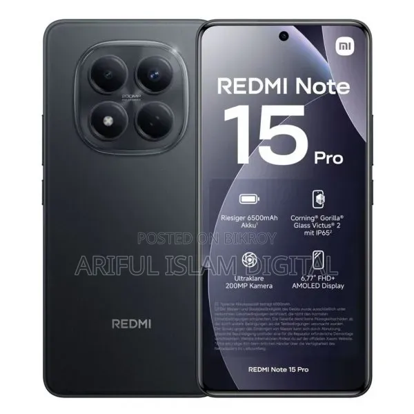 Xiaomi Redmi Note 15 256 GB Black