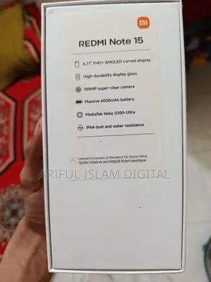 Xiaomi Redmi Note 15 256 GB Black