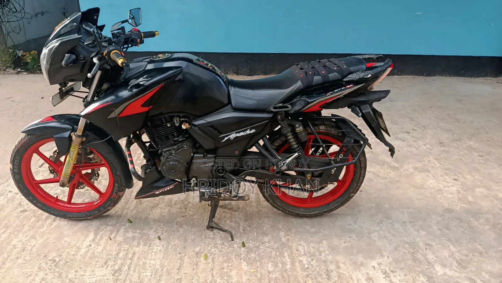 TVS Apache RTR 160 2V 2018 Black
