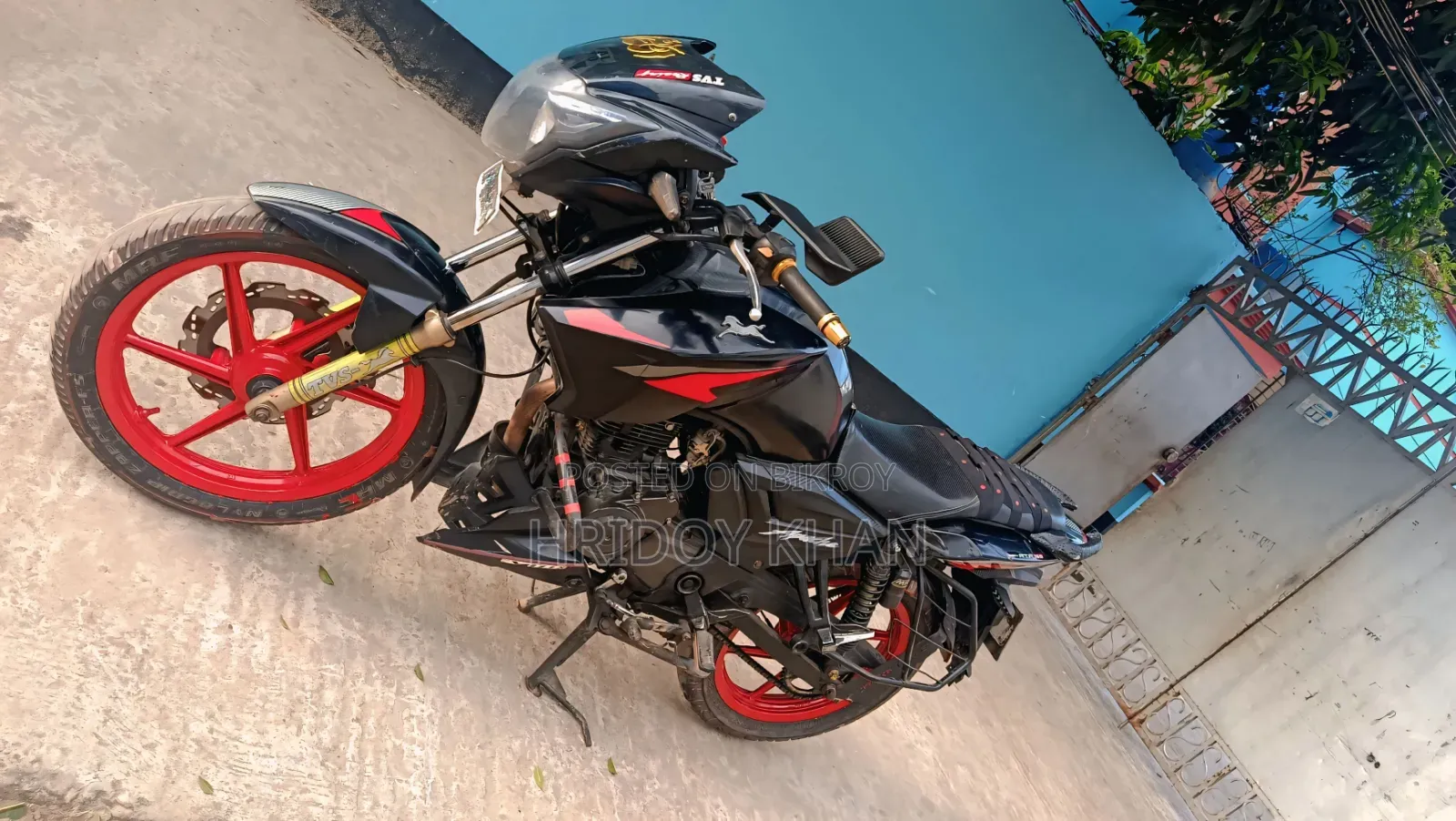 TVS Apache RTR 160 2V 2018 Black