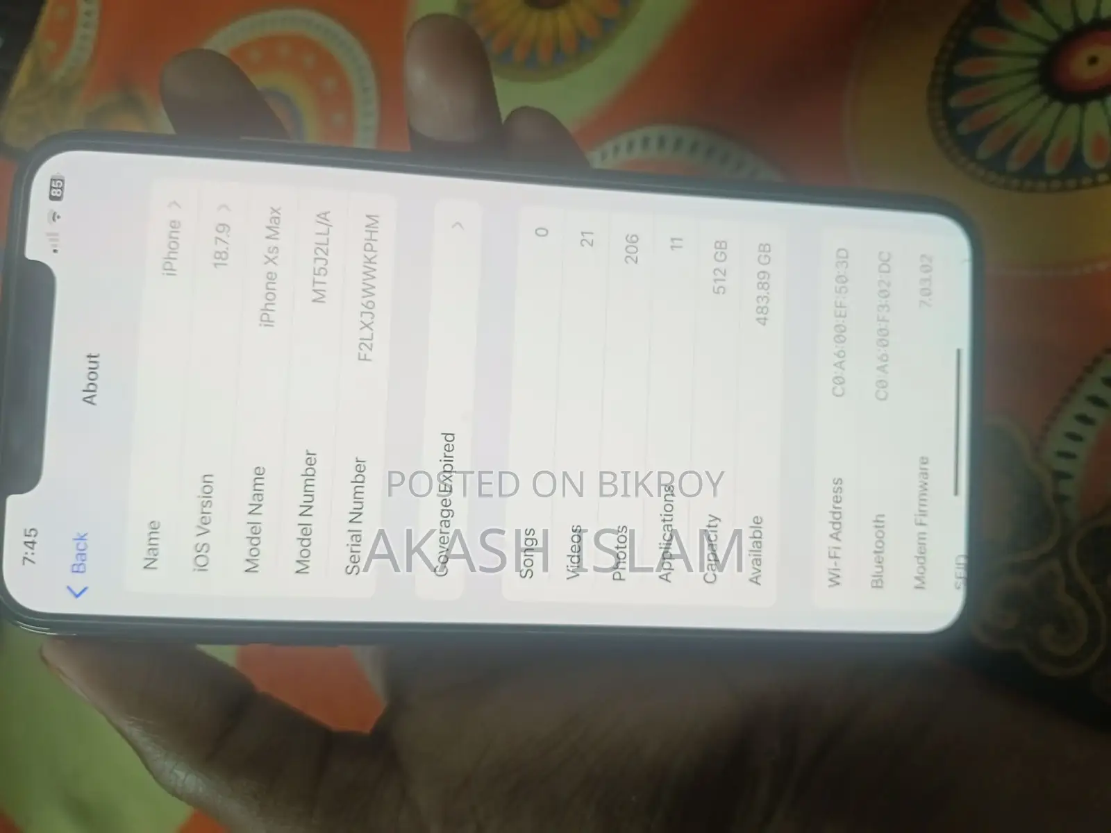 অ্যাপল আইফোন এক্সএস ম্যাক্স ৫১২ জিবি রোজ গোল্ড