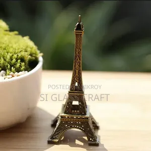 Paris Eiffel Tower Metallic Showpiece