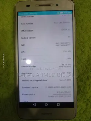 Huawei Y6 16 GB Gray