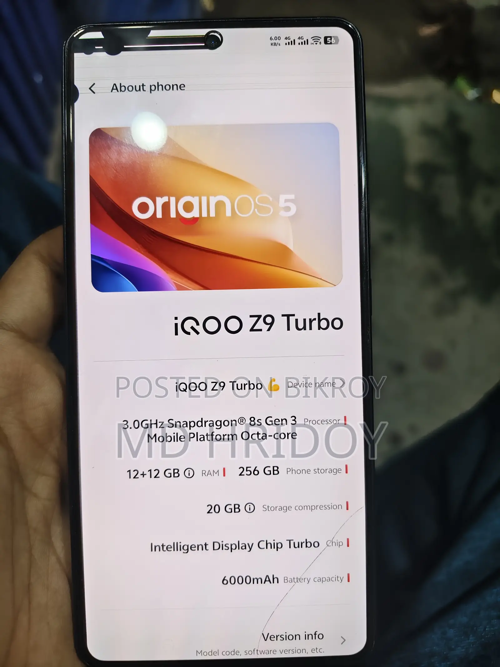 iQOO 256 GB Black