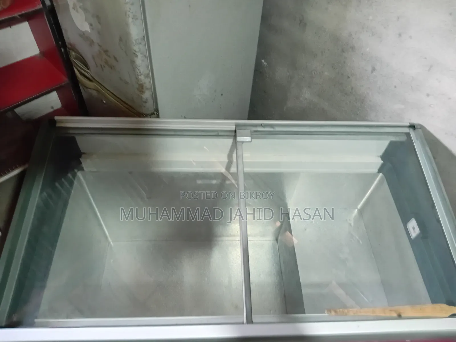 The fridge is in fresh condition