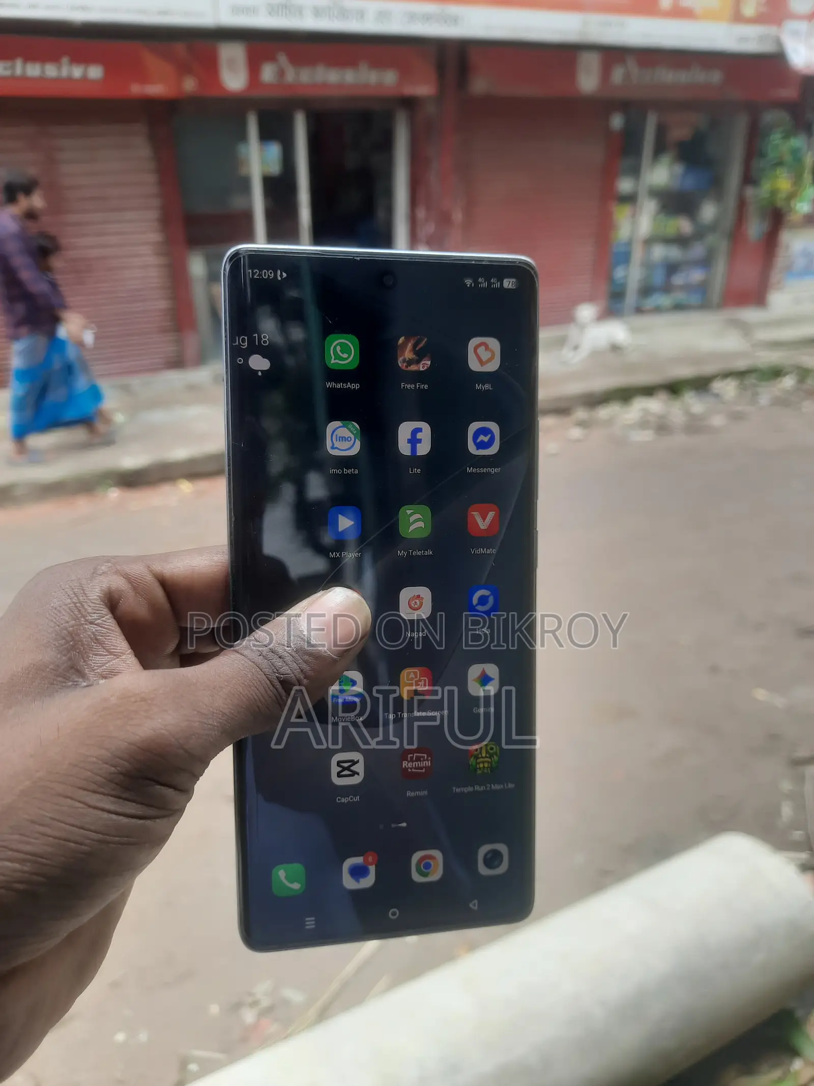 New Infinix Hot 50 Pro 4G 256 GB Silver