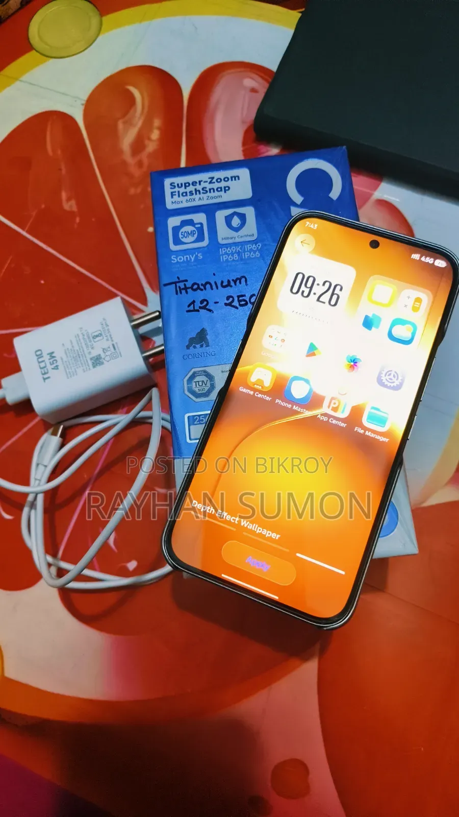 Tecno Camon 50 Ultra 256 GB Bronze