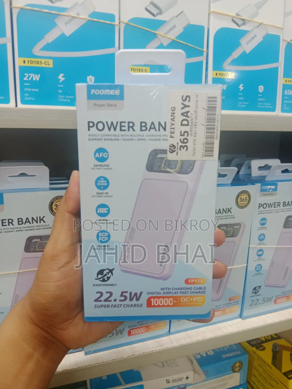 FP113P 10000mah 22.5w All Brand Fast Charging Support