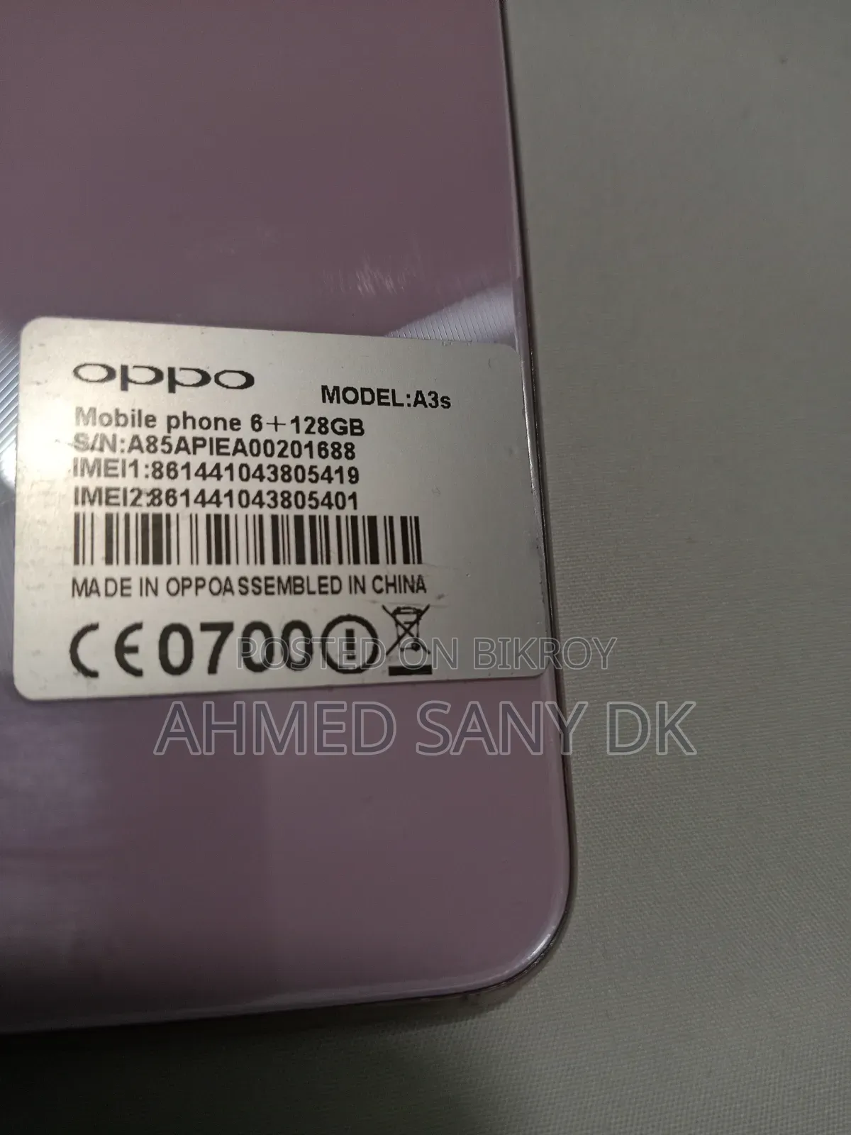 Oppo A3s 256 GB