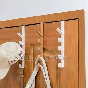 Over the Door Plastic Clothes Hanger Hook Holder Strip