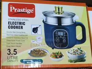 Rice Cooker, 3.5 L Non-Stick Rice Cooker with Steamer Basket, Multi-Co