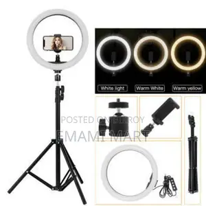 12 inch LED Ring Light For Mobile With Stand