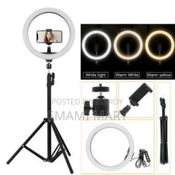 12 inch LED Ring Light For Mobile With Stand