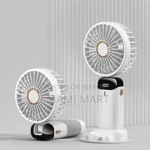 Hand Held Fan,Portable Handheld USB Rechargeable Fans with 5 Speeds