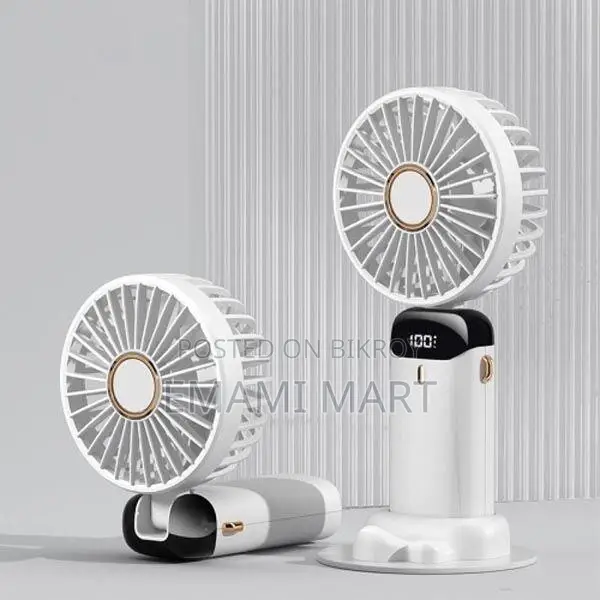 Hand Held Fan,Portable Handheld USB Rechargeable Fans with 5 Speeds