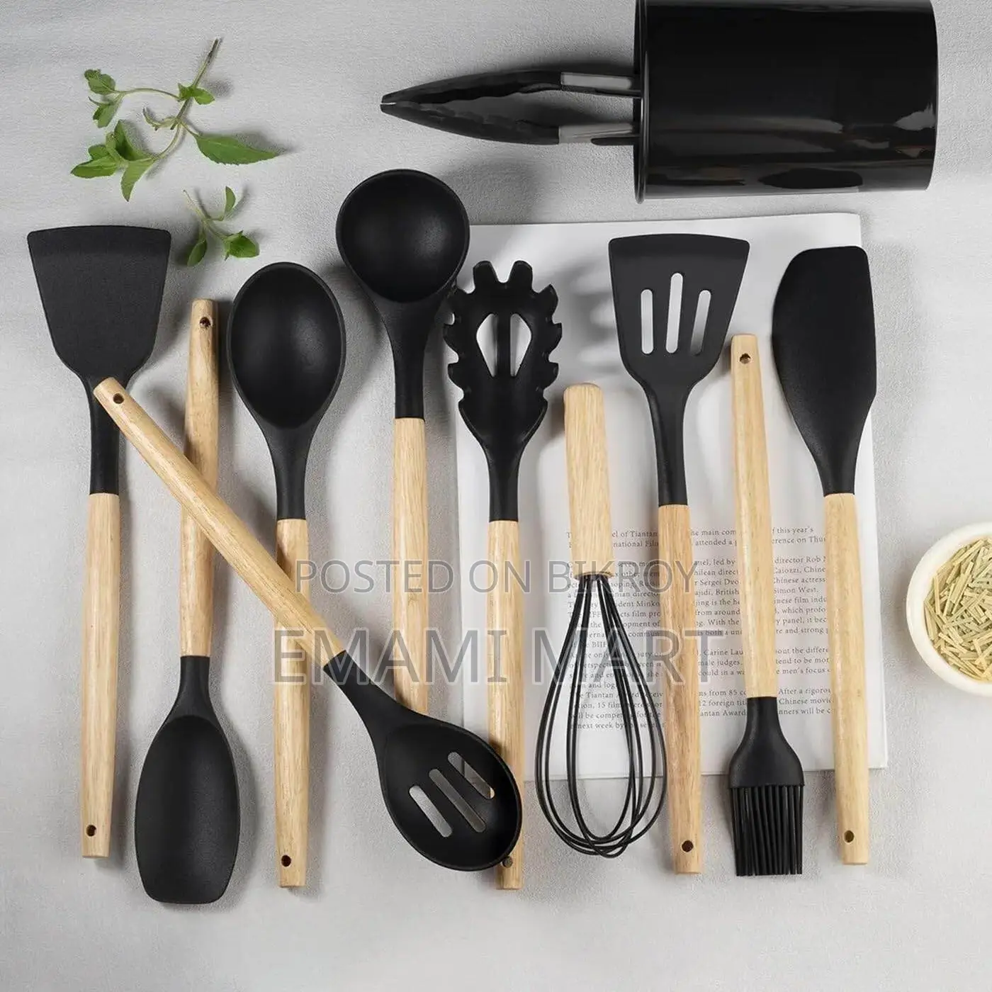 12-Piece Silicone Spatula Set – Heat-Resistant, Non-Stick Kitchen Uten