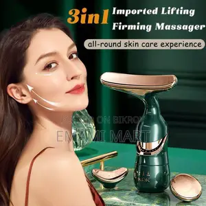 New 4D Multi-Functional 3 In 1 Facial Lifting Device Neck Eye Massage 