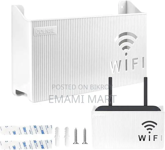 WiFi Router Storage Box Shelf Wall WLAN Router Box Hide Wall Hangings 