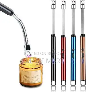 New electronic pulse igniter portable 360 ° curved hose candle aromath