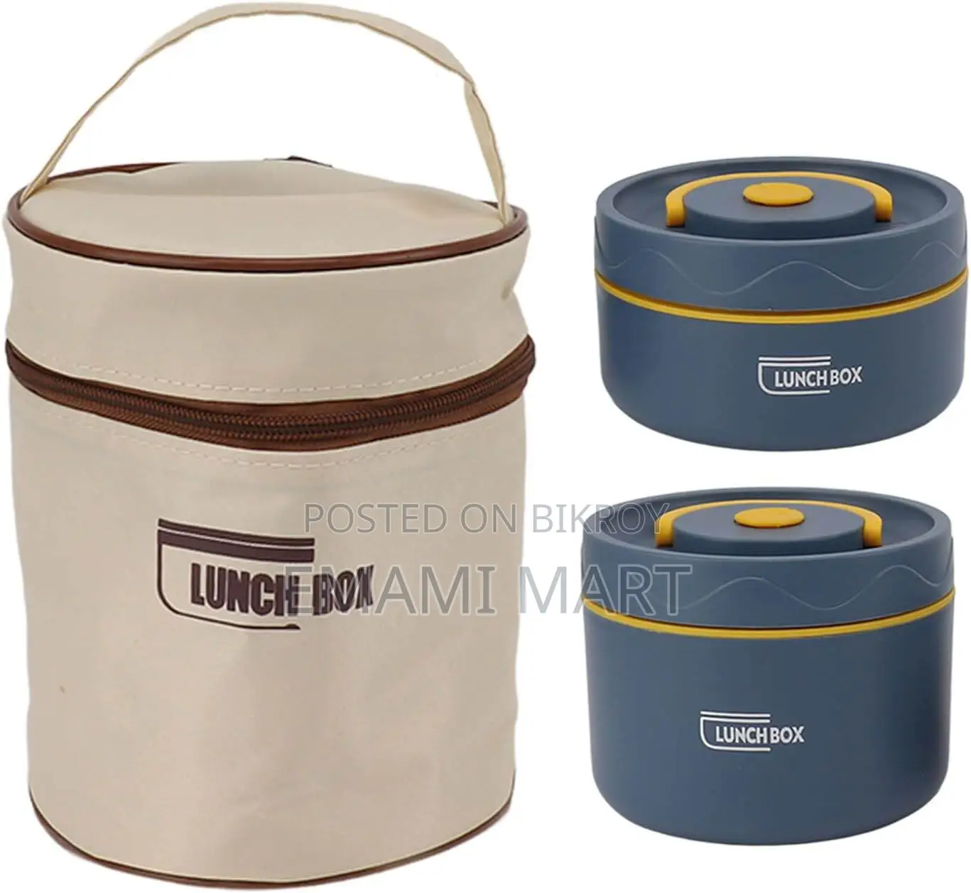 Lunch Box with Thermal Bag, Portable Leakproof Lunch Containers