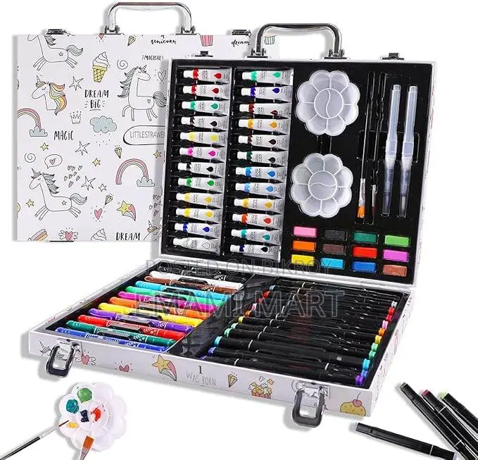Art Supplies Set for Kids, 66 Pieces Art Set, Highlight Art Markers