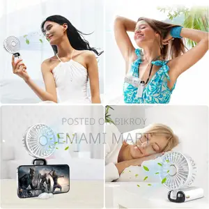 Hand Held Fan,Portable Handheld USB Rechargeable Fans with 5 Speeds