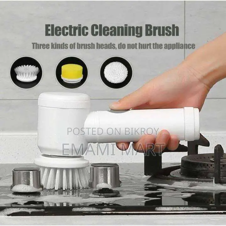 Electric Cleaning Brush Set Kitchen Bathroom Sink Bathtub Floor Toilet
