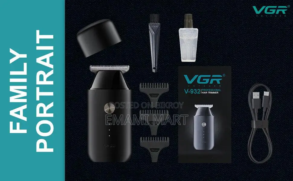 VGR V-932 Professional Rechargeable Corded & Cordless Pocket Hair Trim