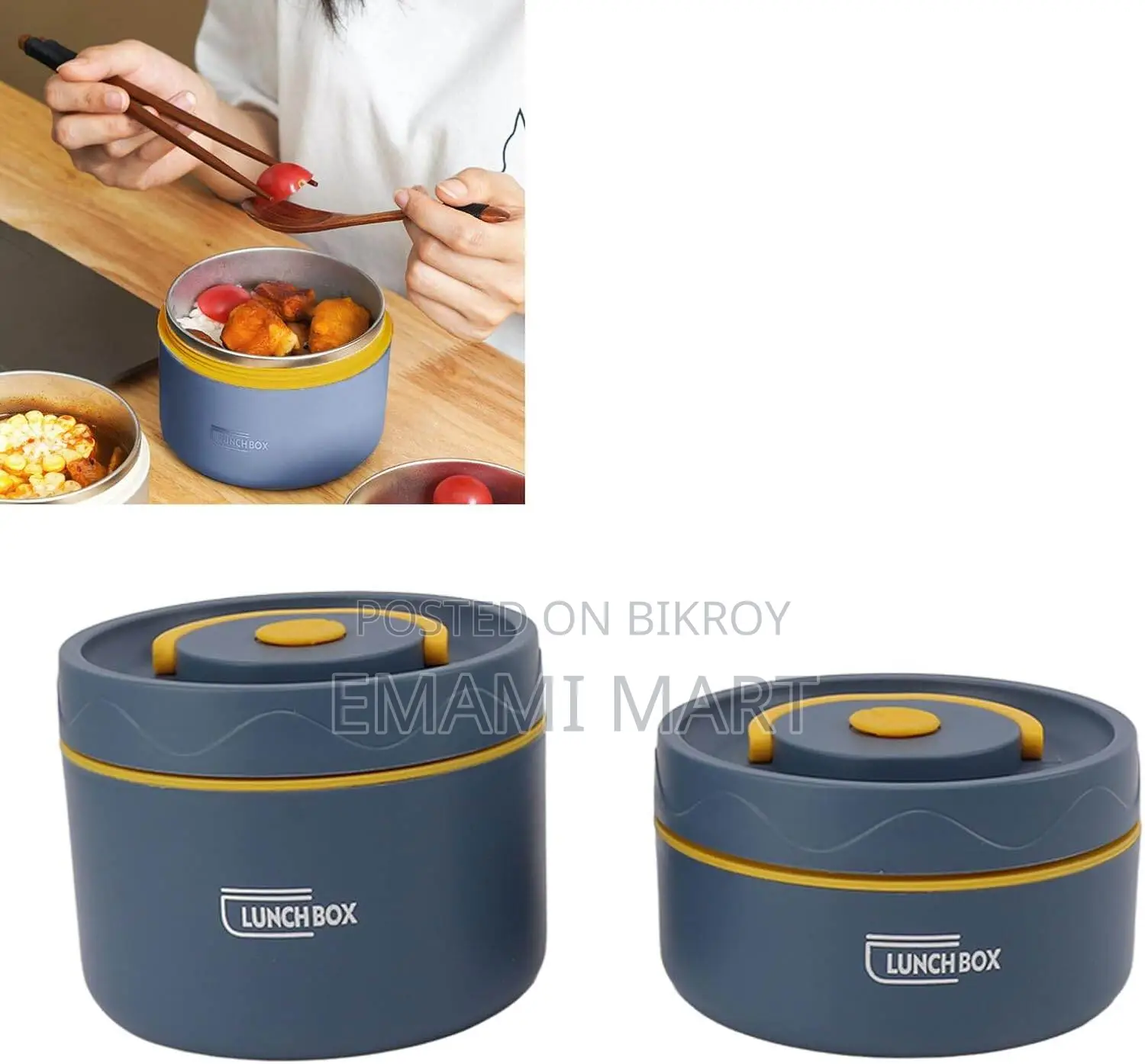Lunch Box with Thermal Bag, Portable Leakproof Lunch Containers