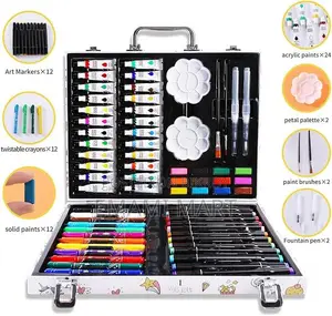 Art Supplies Set for Kids, 66 Pieces Art Set, Highlight Art Markers