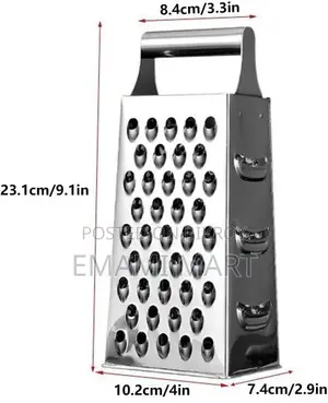 Multifunctional 4‑Sided Box Grater HAODAF Cheese Grater Cheese Grater 