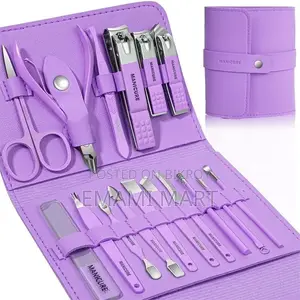 16 Pcs Manicure Set Stainless Steel Nail Clippers Kit & Pedicure