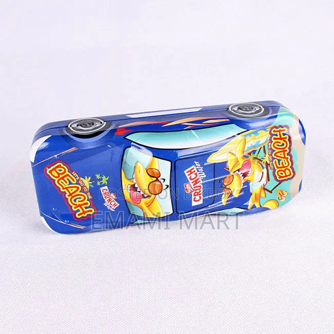 Car Shape Pencil Box with Book Reading Stand and Three Level of Storag