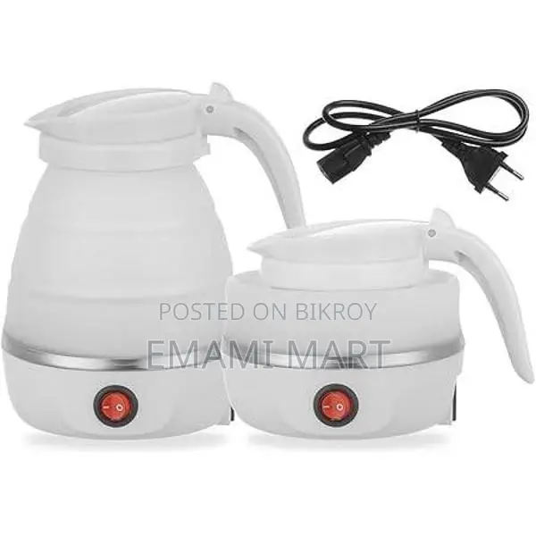 Electric Travelling Folding Kettle Silicone Foldable Water Kettles Com