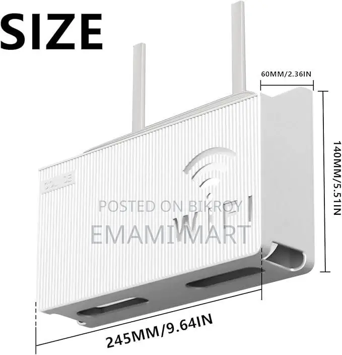WiFi Router Storage Box Shelf Wall WLAN Router Box Hide Wall Hangings 