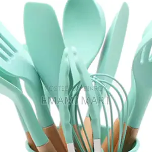 12 Pcs Silicone Cooking Utensils Set, Non-Stick Silicone Cooking Utens