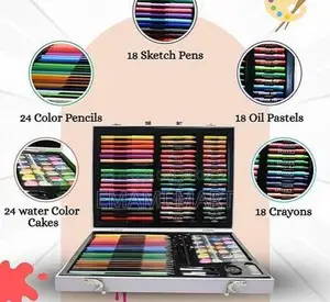 Unicorn Art Set for Kids | Deluxe Coloring & Drawing Kit with Crayons,