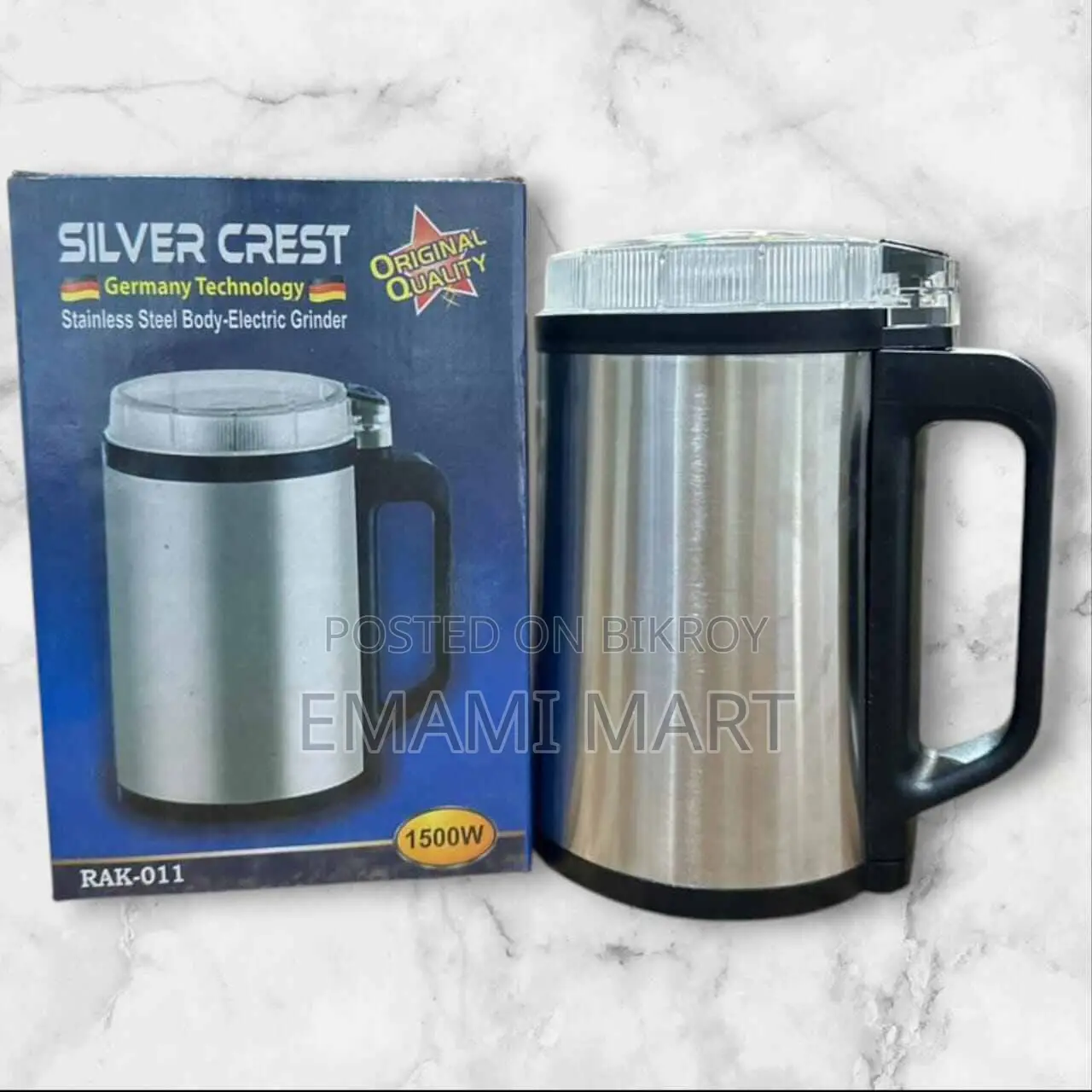 Silver Crest Stainless Steel Electric Mini Grinder 3250 Watt